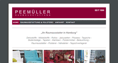 Desktop Screenshot of peemueller.de
