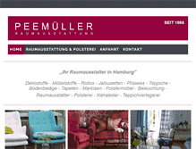 Tablet Screenshot of peemueller.de